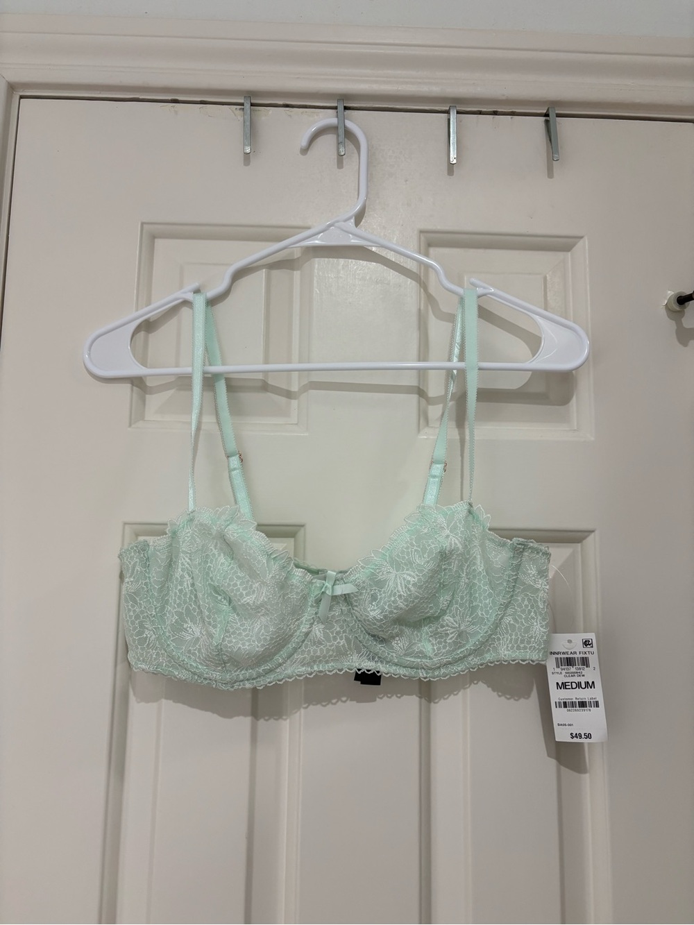 INC Mint NWT Lace Underwire Bra